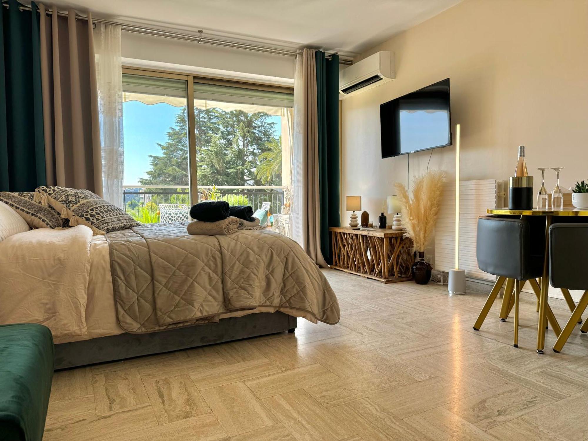My Resid Appart Cannes Marina Vue Piscine Mandelieu La Napoule Bagian luar foto